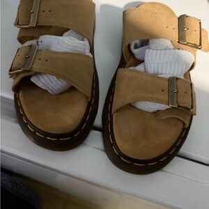 Dr. Martens Kids Tan Sandals